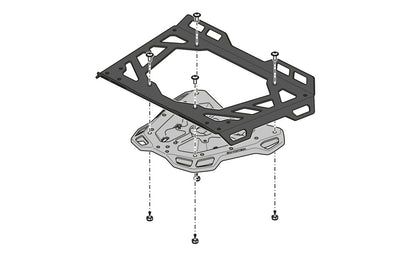 Portaequipaje STREET-RACK. Negro. Triumph Speed ??400/Scrambler 400 X (23-).