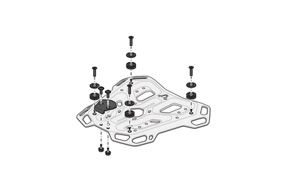 Portaequipaje ADVENTURE-RACK Negro. Honda NT 1100 (21-).