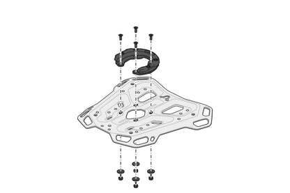 Portaequipaje ADVENTURE-RACK Negro. BMW R 1300 GS (23-).
