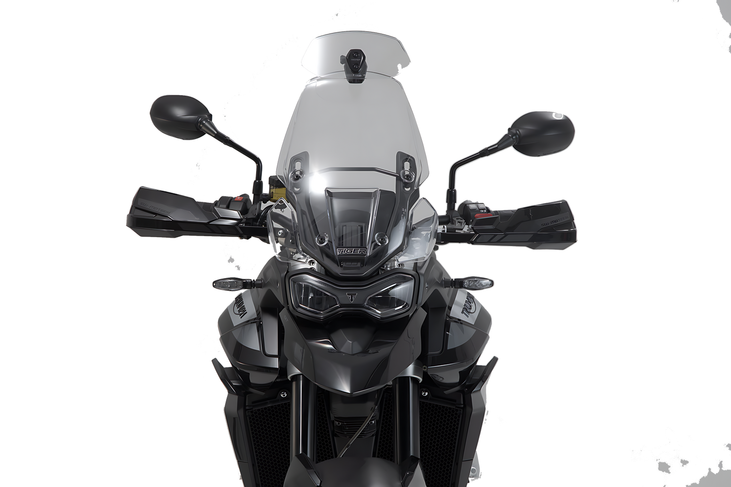 Kit de protectores de manos KOBRA Negro. Triumph Tiger 900/ GT/ Rally/ Pro (19-23).