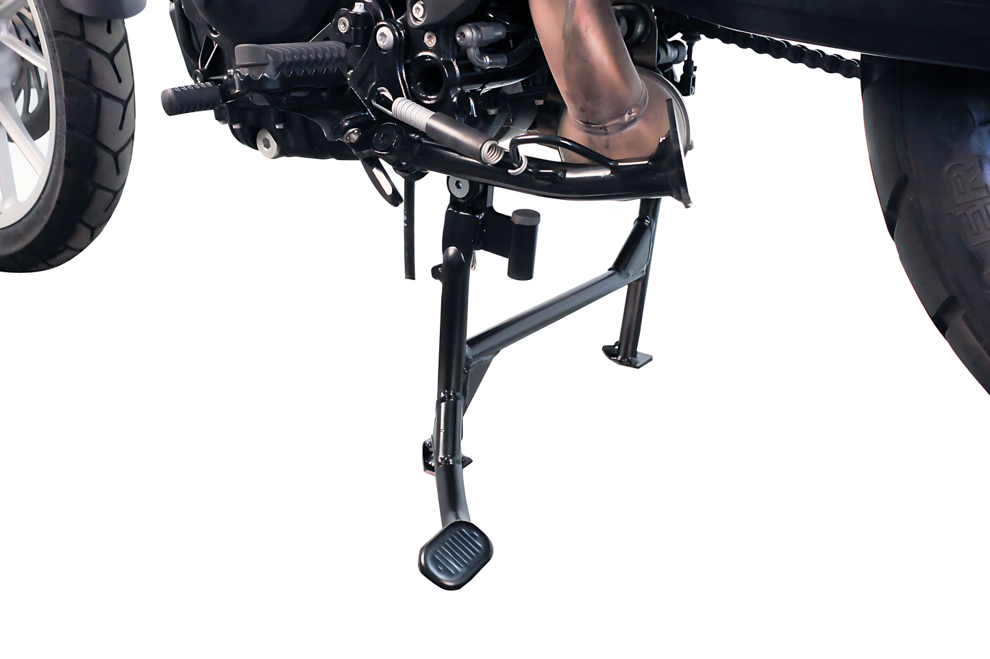 Caballete central Negro. BMW F650/700GS Opción de baja suspensión