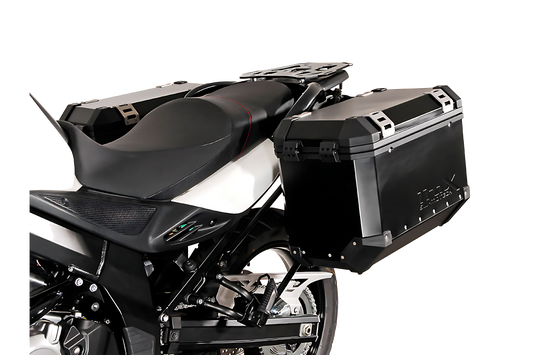 Soportes laterales EVO Negro. Suzuki DL 650 (11-16).