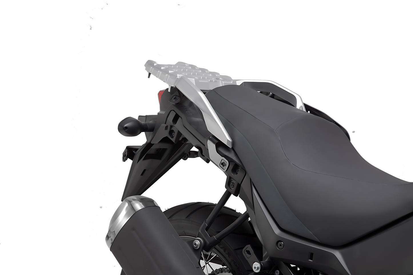 Soporte lateral PRO Negro. Suzuki DL 650 (16-).