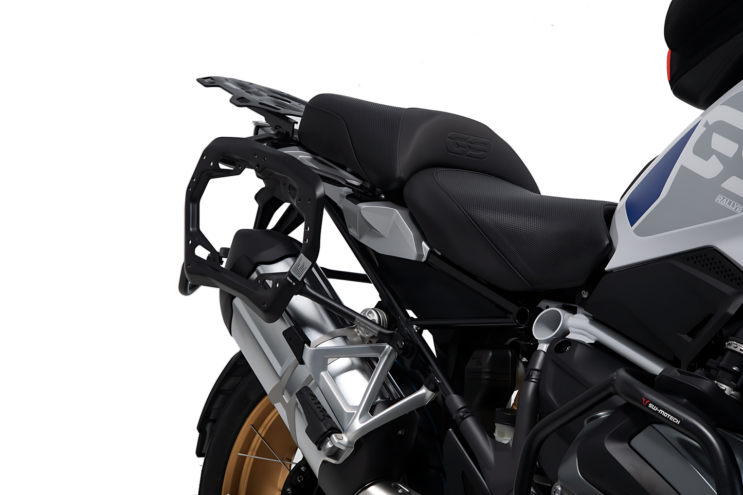 Soporte lateral PRO Negro. BMW R1200GS (12-18), R1250GS (18-).
