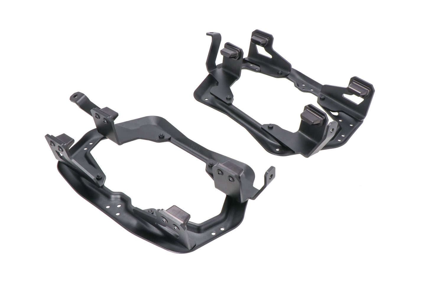 Soporte lateral PRO para portaequipajes originales. Negro. BMW R 1300 GS Adventure (24-).