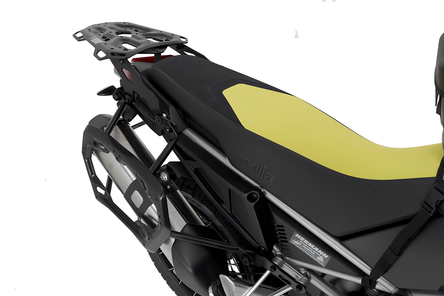 Soporte lateral PRO Negro. Aprilia Tuareg (21-).