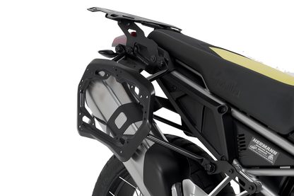 Soporte lateral PRO Negro. Aprilia Tuareg (21-).