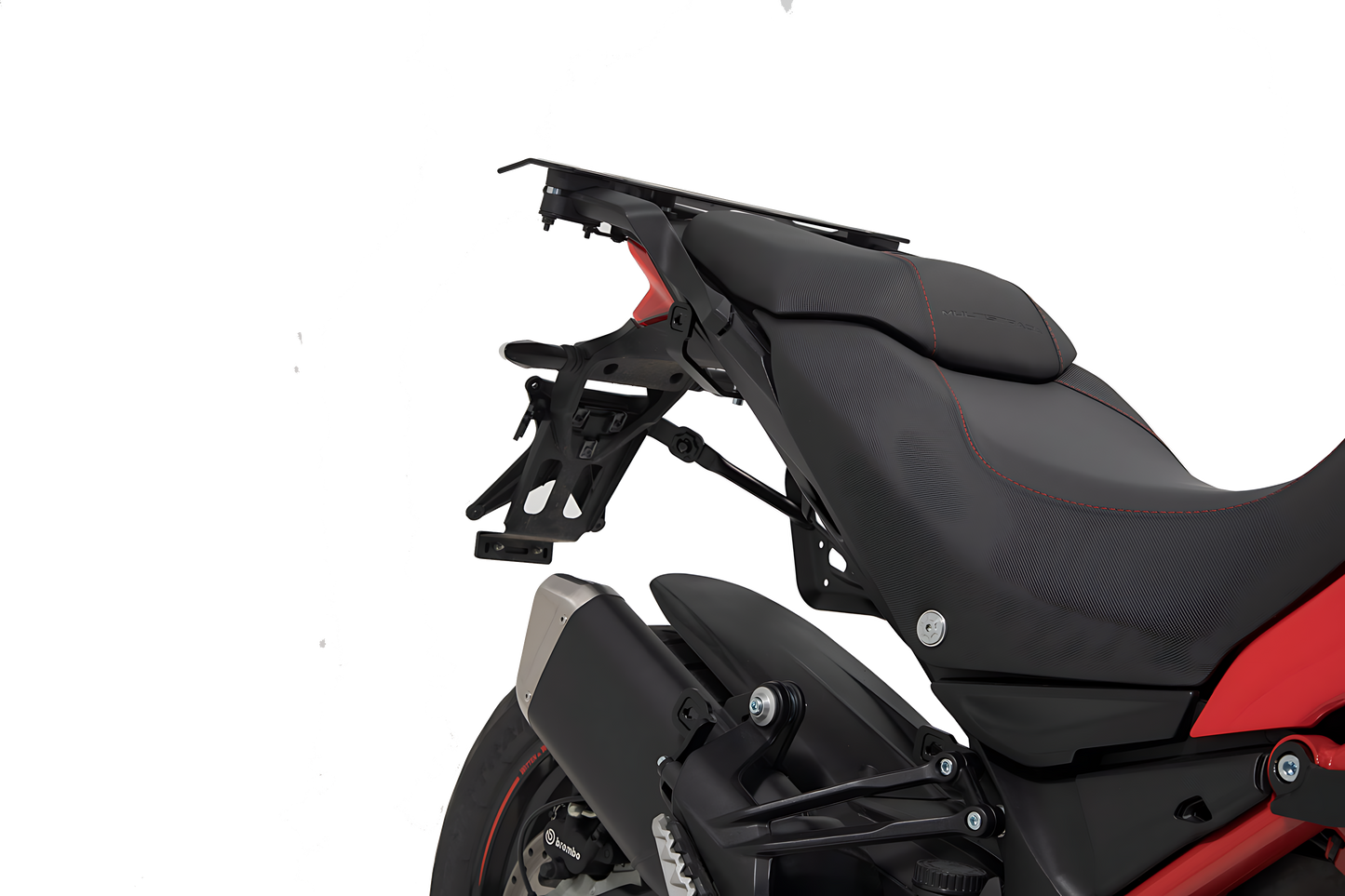 Soporte lateral PRO Negro. Ducati Multistrada 1200/ 1260/ 950 / V2.