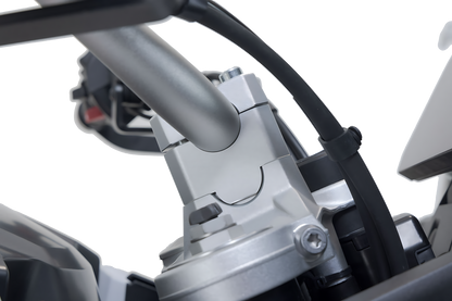 Elevador de manillar H=30 mm. Plateado. BMW F 750/800 GS (17-).