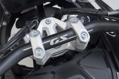 Elevador de manillar H=30 mm. Plateado. BMW R 1300 GS (23-)/Adv (24-).