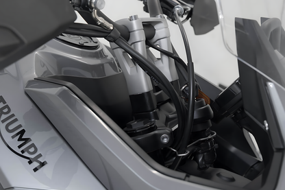 Elevador de manillar H=30 mm. Negro. Triumph Tiger 660 (21-).