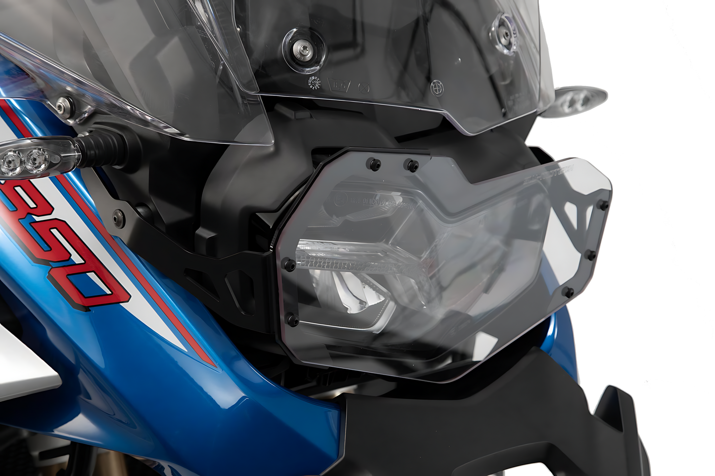 Protector de luces delanteras Soporte con panel de PVC. BMW F850GS Adv (18-).