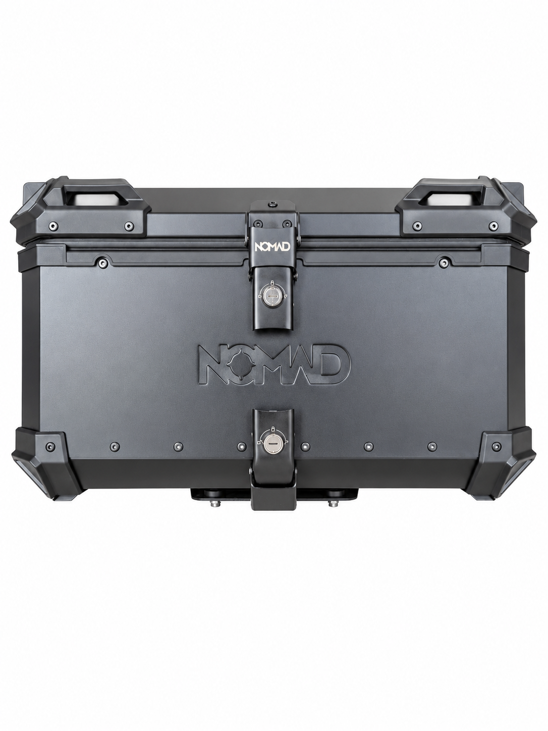 Top Case NOMAD. 65 litros. Capacidad 2 Cascos. (Incluye Respaldo y Base)