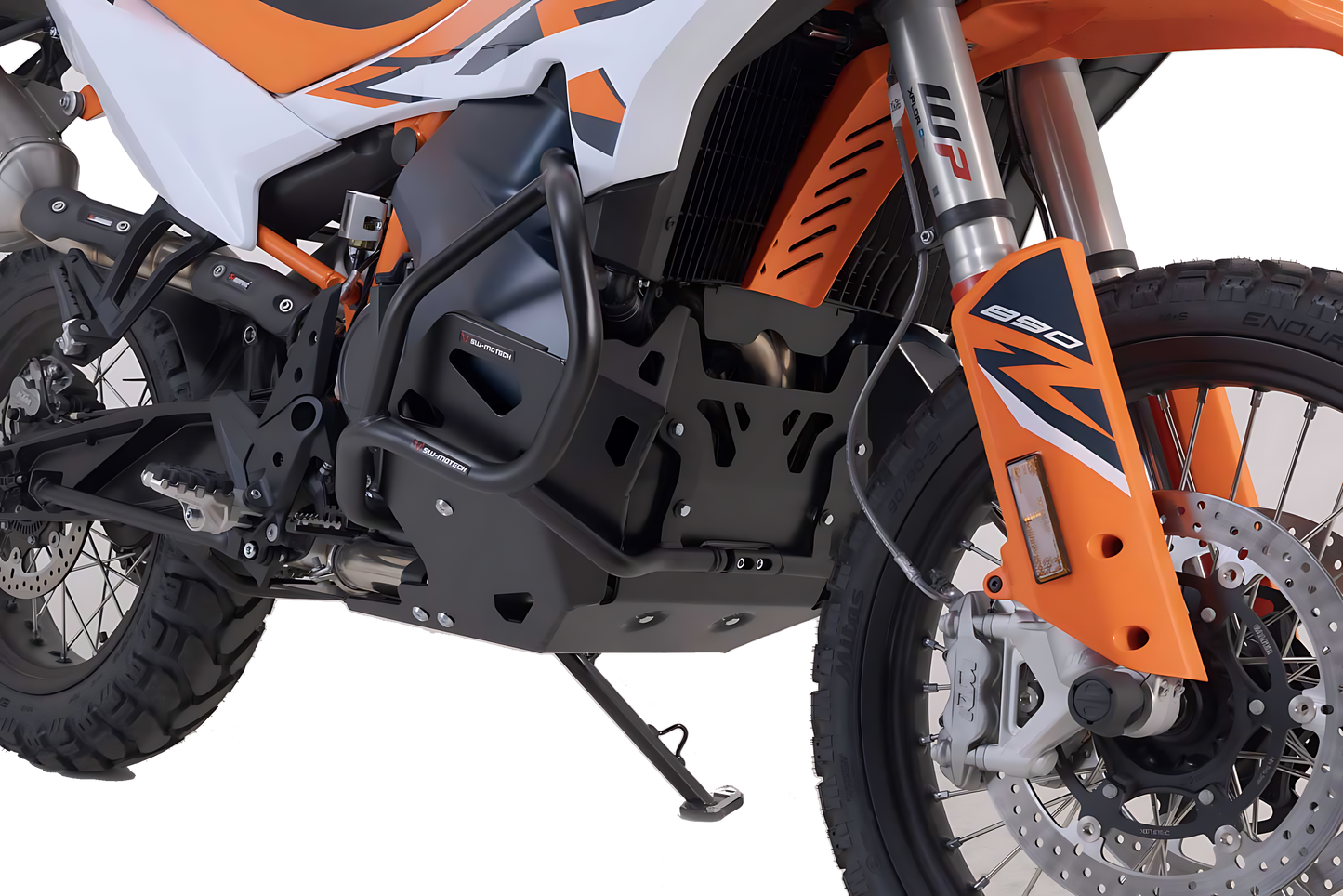 Protección del motor Negro. KTM 790 Adv/R, 890 Adv/R.