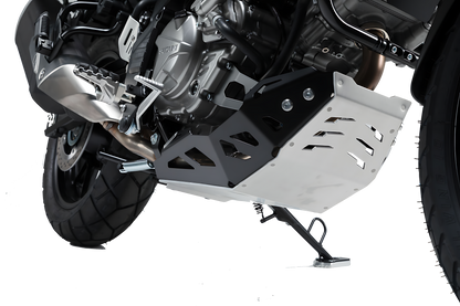 Protector de motor Negro/plateado. Suzuki DL650 (11-) / XT (15-).