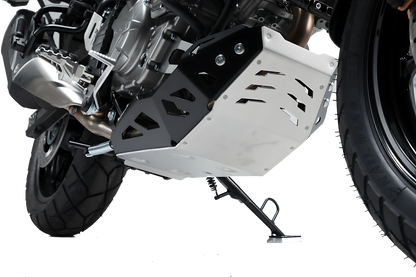 Protector de motor Negro/plateado. Suzuki DL650 (11-) / XT (15-).