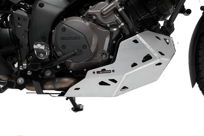 Protector de motor Negro/Plateado. Suzuki V-Strom 1050 (19- ).