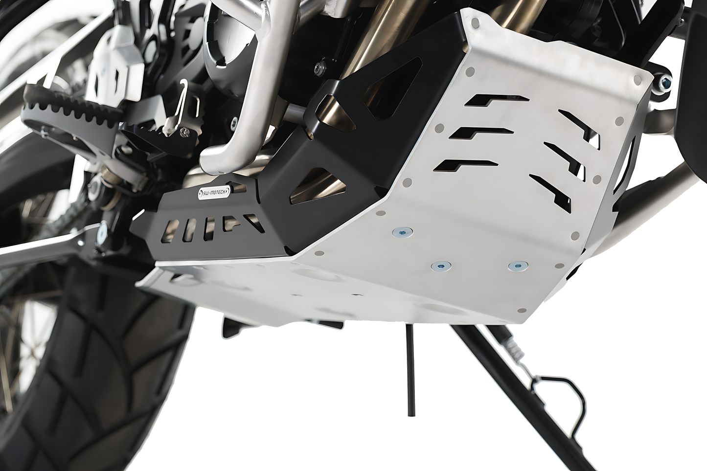 Protector de motor Negro/plateado. BMW modelos GS / Husqv. Nuda 900.