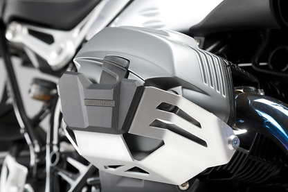 Protección de cilindro Plateado. BMW R1200 R / GS / Adv, R nineT.