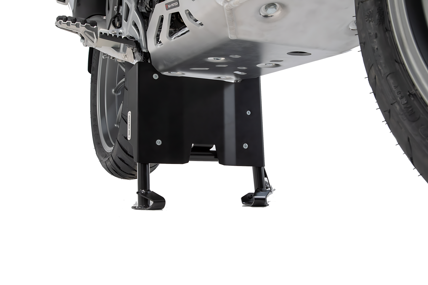 Extensión protector motor para caballete central Negro. BMW R 1200 GS (12-18), R 1250 GS (18-).