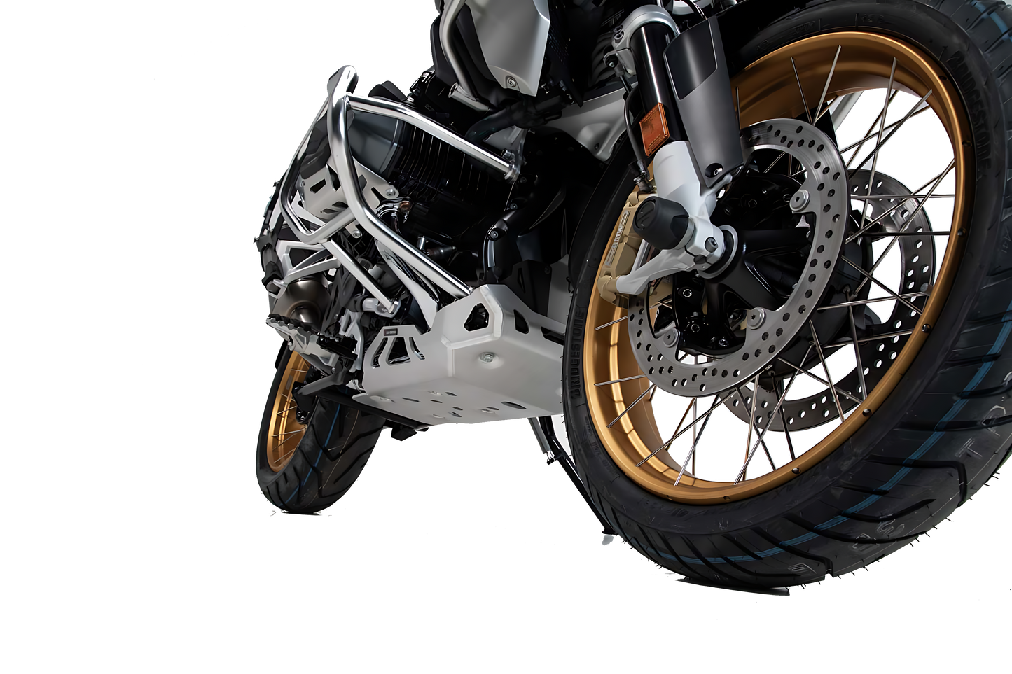 Protector de motor Plateado. BMW R 1250 GS / Rallye (18-).