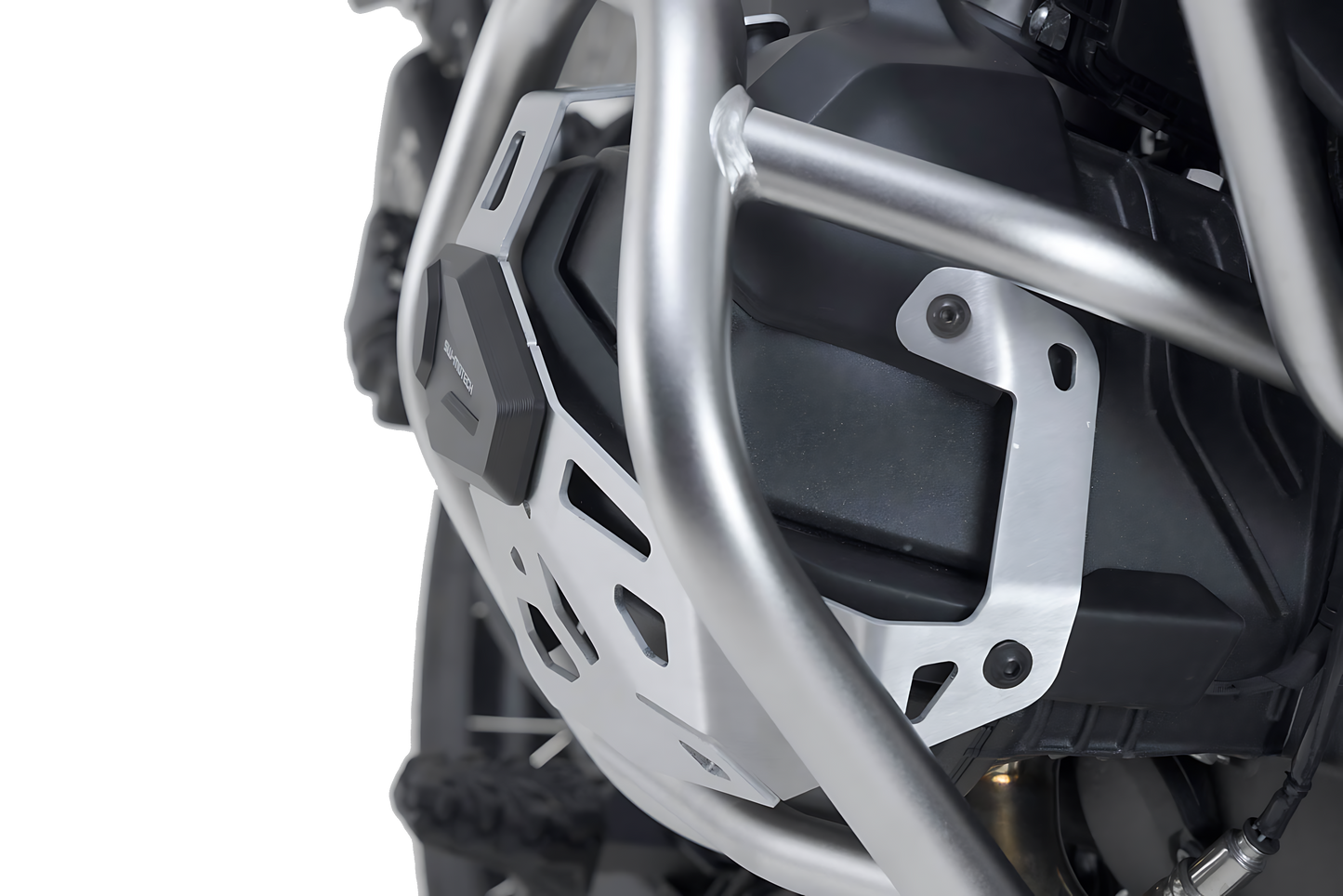 Protector de los cilindros Negro/plateado. BMW R 1300 GS (23-).