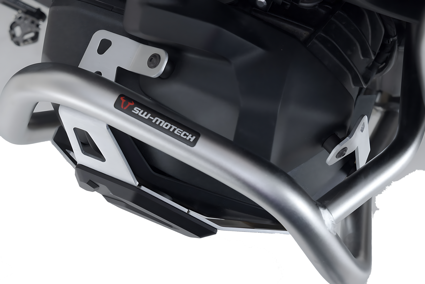 Protector de los cilindros Negro/plateado. BMW R 1300 GS (23-).