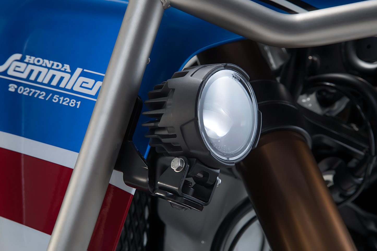 Soportes para luces Negro. Honda CRF1000L Adv Sports (18-).