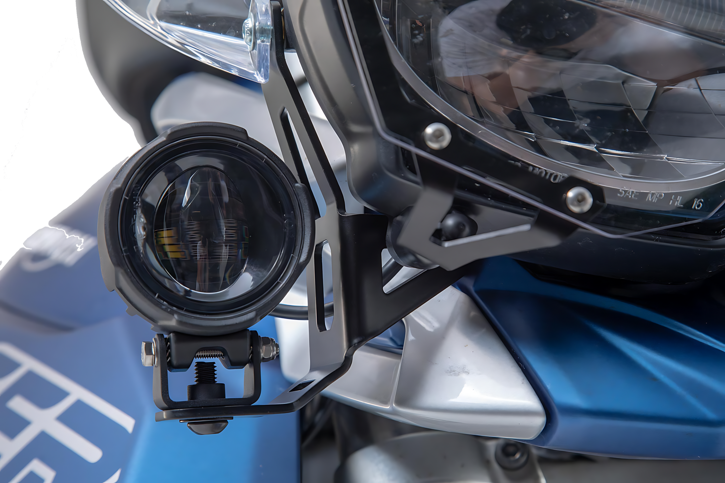 Soportes para luces Negro. Triumph Tiger 800 modelos (10-).