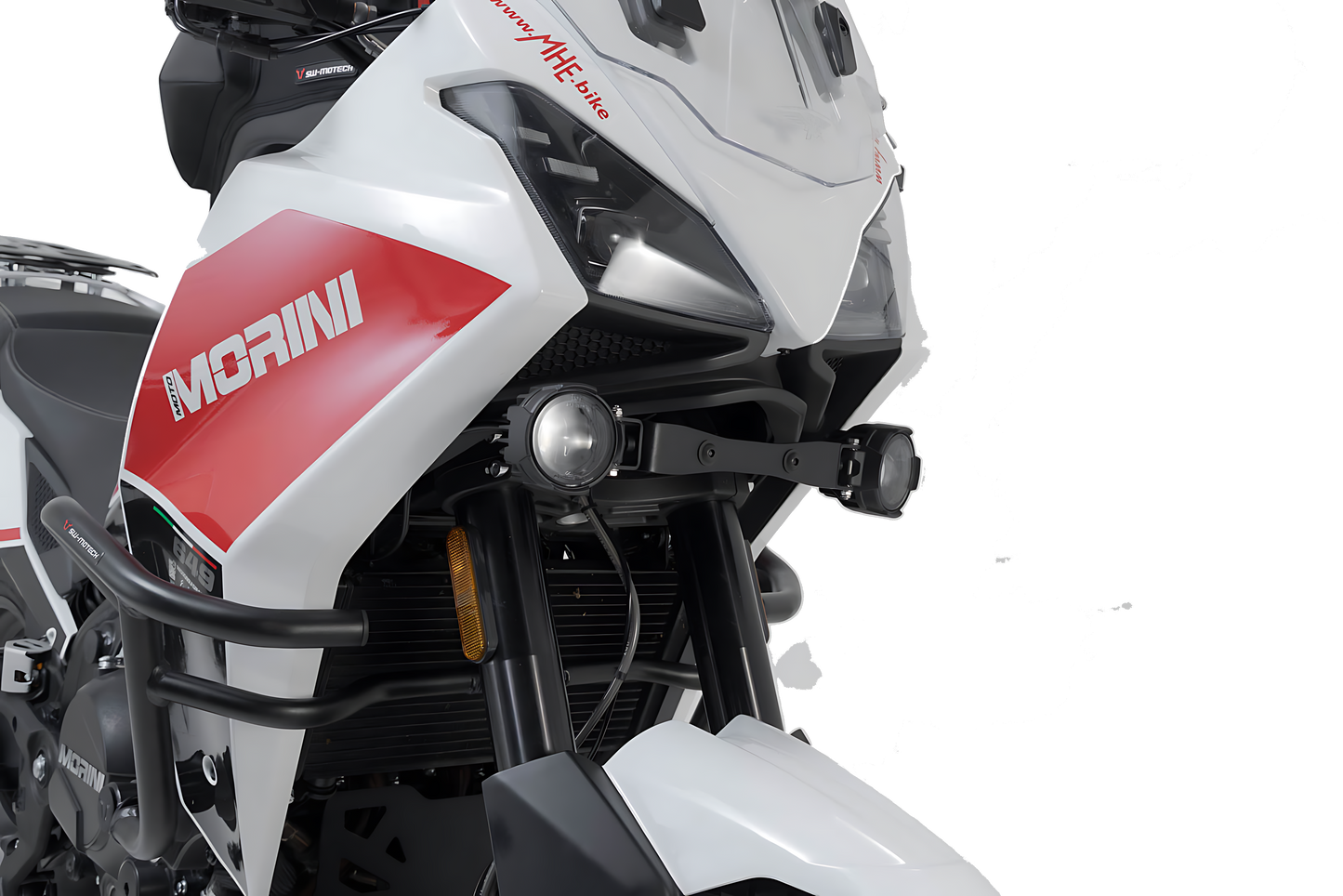 Soporte para luces Negro. Moto Morini X-Cape 650 (21-).
