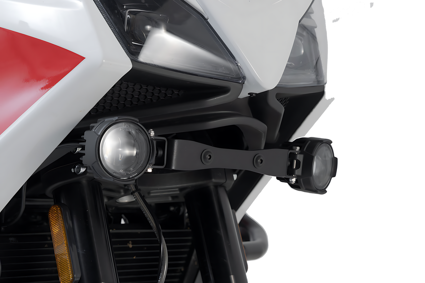 Soporte para luces Negro. Moto Morini X-Cape 650 (21-).
