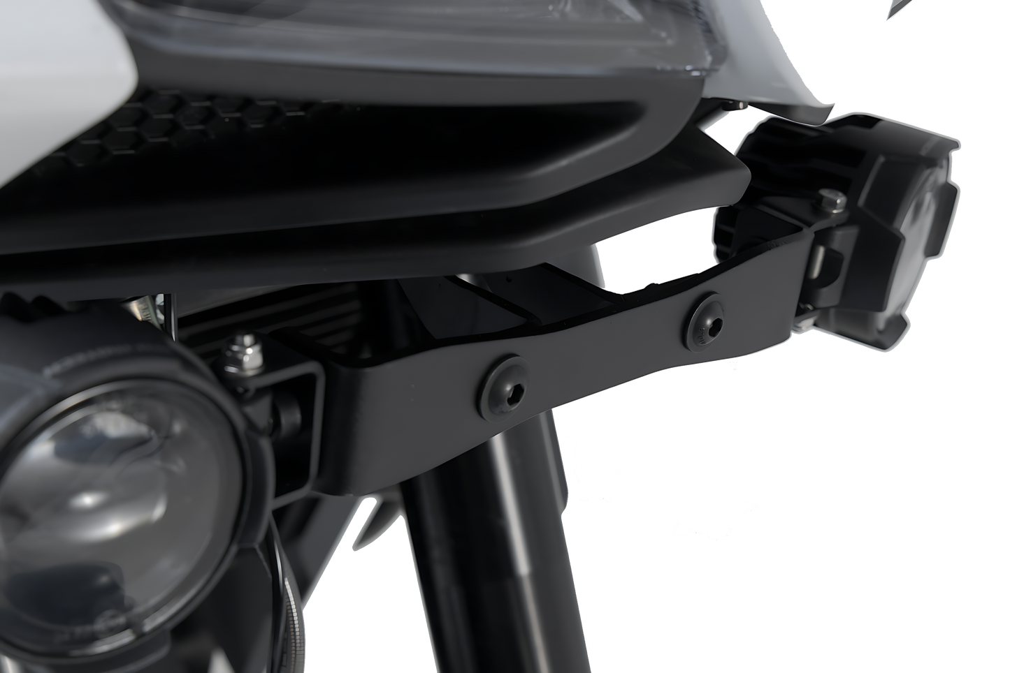 Soporte para luces Negro. Moto Morini X-Cape 650 (21-).