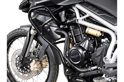 Protecciones laterales de motor Negro. Triumph Tiger 800 / 800 XC (10-14).