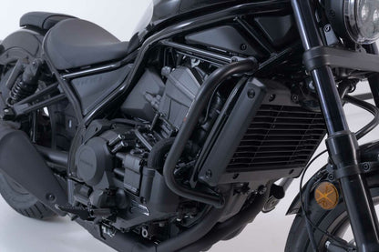 Protecciones laterales de motor. Negro. Honda CMX1100 Rebel (20-).
