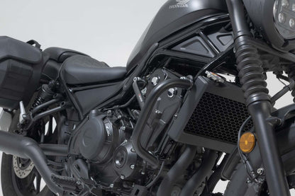Protecciones laterales de motor. Negro. Honda CMX 500 Rebel (16-), CL500 (22-).