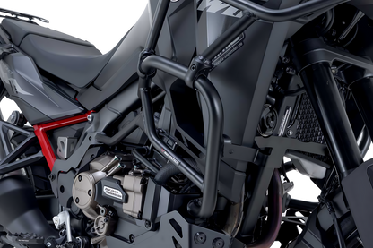 Protecciones laterales de motor Negro. Honda CRF1100L Africa Twin (19-).