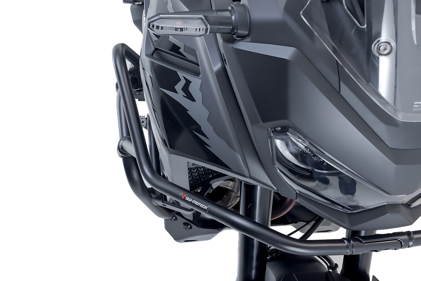 Protecciones laterales de motor Negro. Honda CRF1100L Africa Twin (19-).