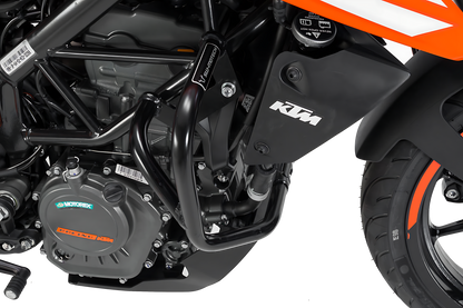 Protecciones laterales de motor Negro. KTM 125 (11-20) / 200 Duke (11-16).