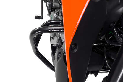 Protecciones laterales de motor Negro. KTM 125 (11-20) / 200 Duke (11-16).