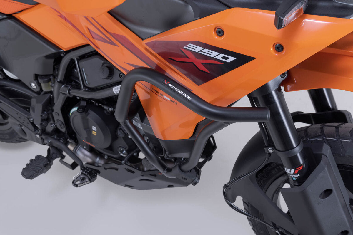 Protecciones laterales de motor. Negro. KTM 250 Adv, 390 Adv (25-).