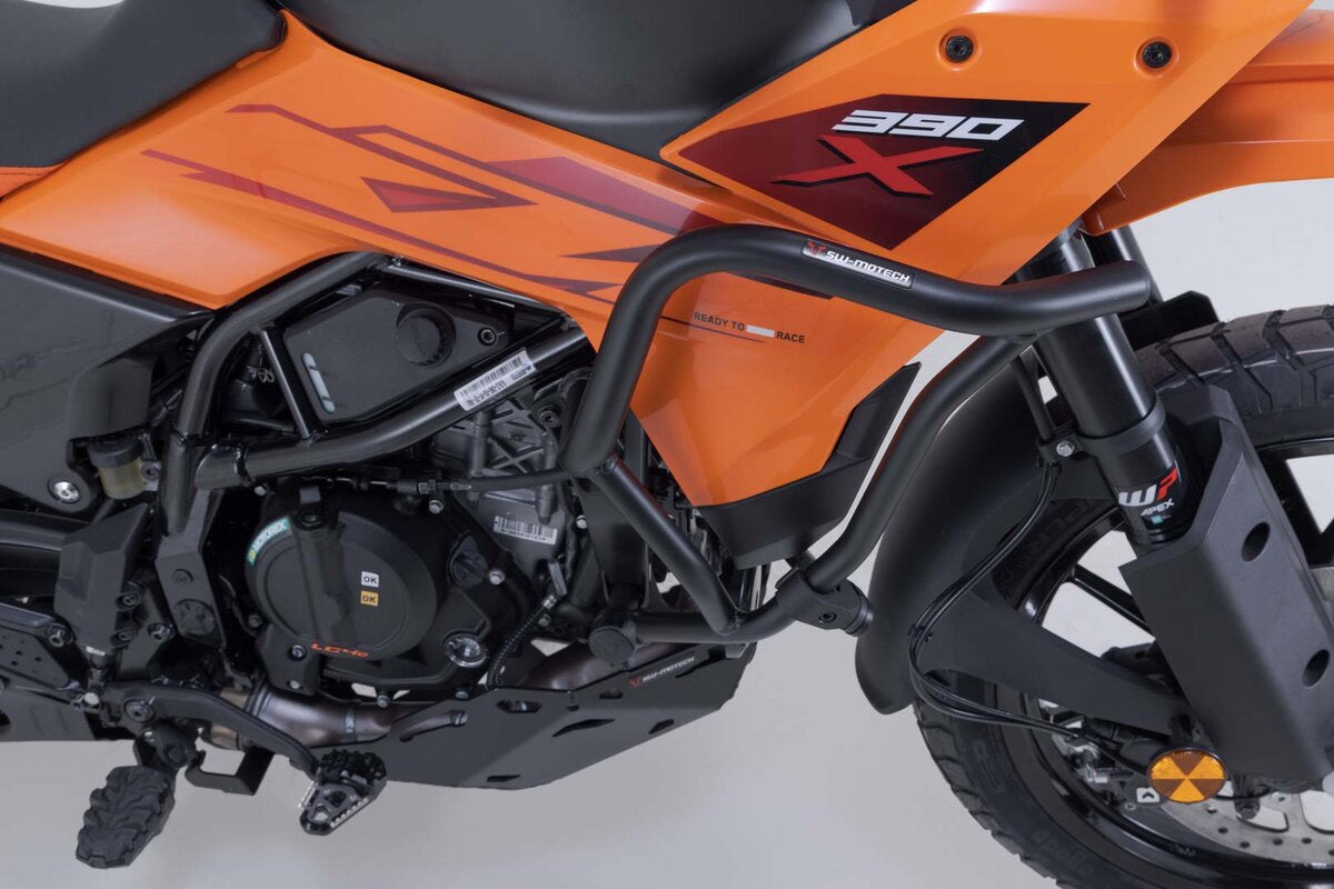 Protecciones laterales de motor. Negro. KTM 250 Adv, 390 Adv (25-).