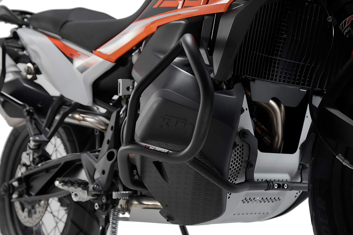 Protecciones laterales de motor Negro. KTM 790/890 Adv/R, Husqvarna Norden 901.