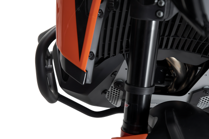 Protecciones laterales de motor Negro. KTM 790/890 Adv/R, Husqvarna Norden 901.