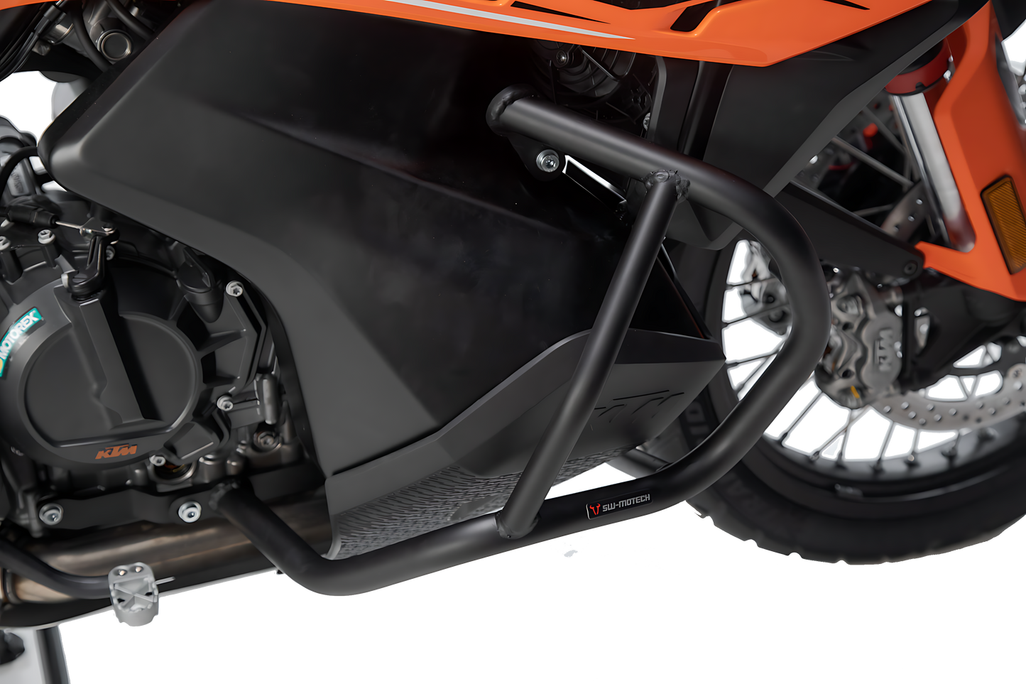 Protecciones laterales de motor Negro. KTM 790/890 Adv/R, Husqvarna Norden 901.