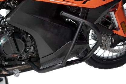 Protecciones laterales de motor Negro. KTM 790/890 Adv/R, Husqvarna Norden 901.