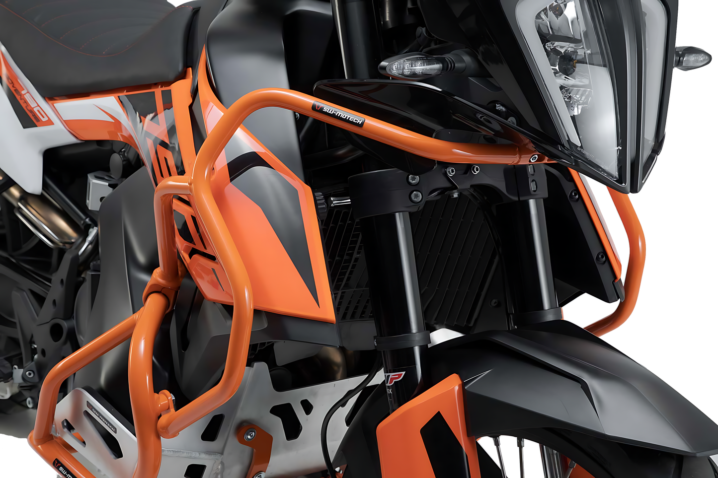 Protecciones superiores de motor Naranja. KTM 790 Adv/R (19-21), 890 Adv/R (20-22).