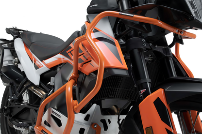 Protecciones superiores de motor Naranja. KTM 790 Adv/R (19-21), 890 Adv/R (20-22).