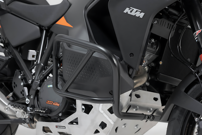Protecciones laterales de motor Negro. KTM 1290 Super Adventure (21-).