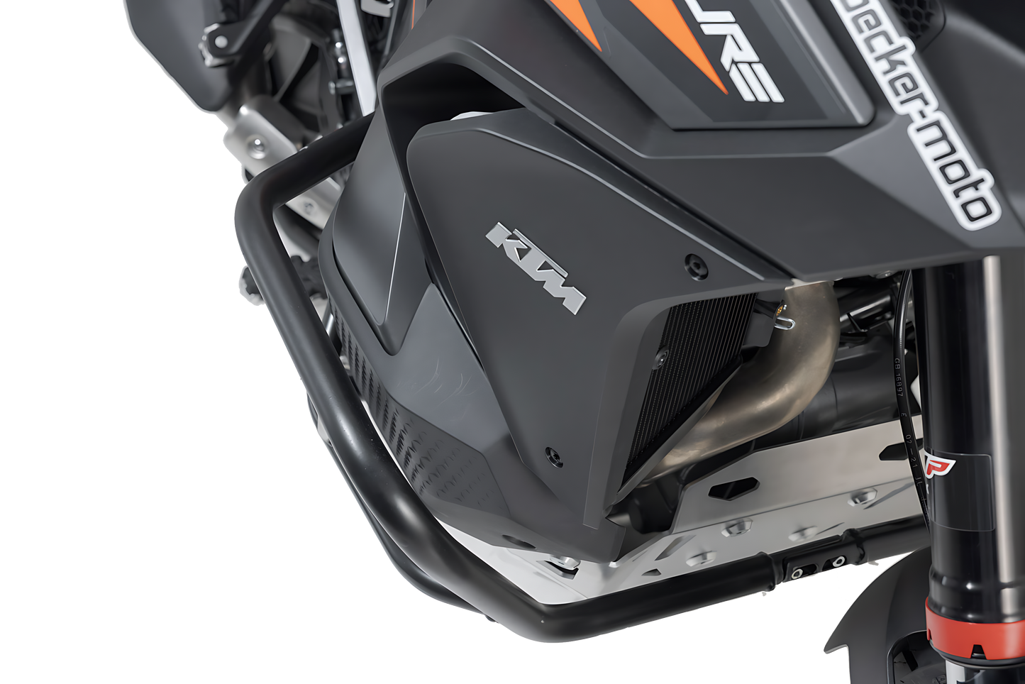 Protecciones laterales de motor Naranja. KTM 1290 Super Adventure (21-).
