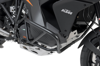 Protecciones laterales de motor Negro. KTM 1290 Super Adventure (21-).